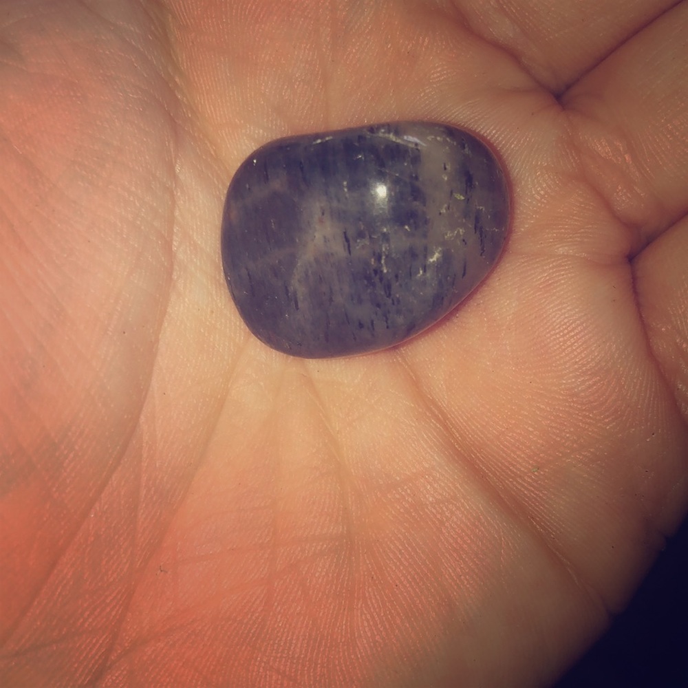 Tumbled blue tourmaline